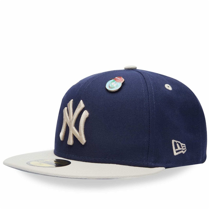Photo: New Era New York Yankees World Series Pin 59Fifty Fitted Cap in Navy