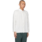 Homme Plisse Issey Miyake White Jersey Shirt