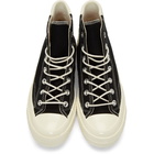 Converse Black Wool Knit Back Chuck 70 High Sneakers