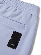 MCQ - Wide-Leg Appliquéd Cotton-Jersey Shorts - Purple