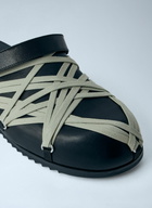 Rick Owens Megalace Mule Granola Flats