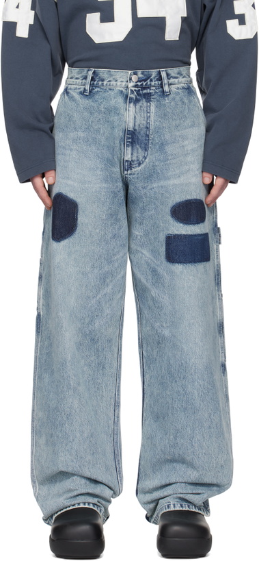 Photo: AMBUSH Blue Denim Work Jeans