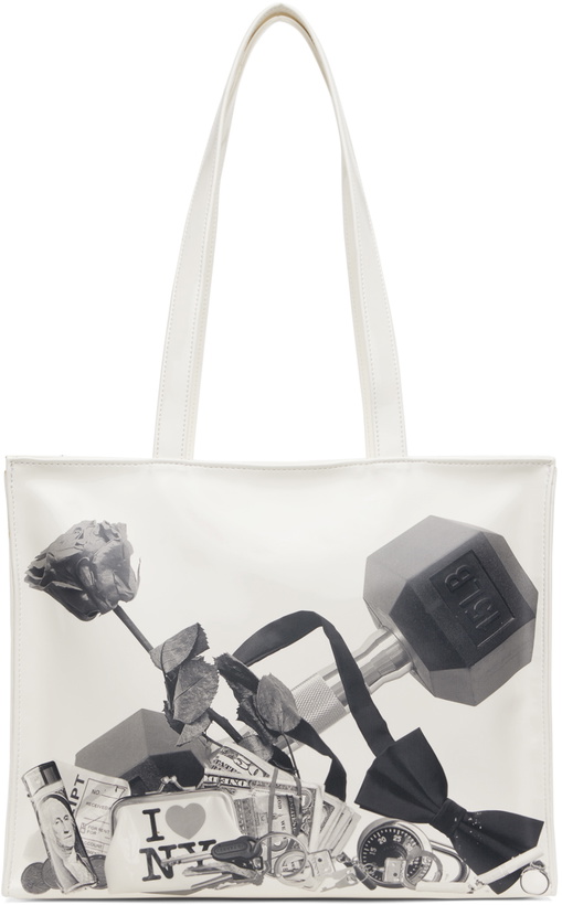 Photo: VAQUERA White Trompe L'oeil Tote