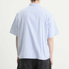 Edwin Men's Toledo Shirt SS in White/Blue
