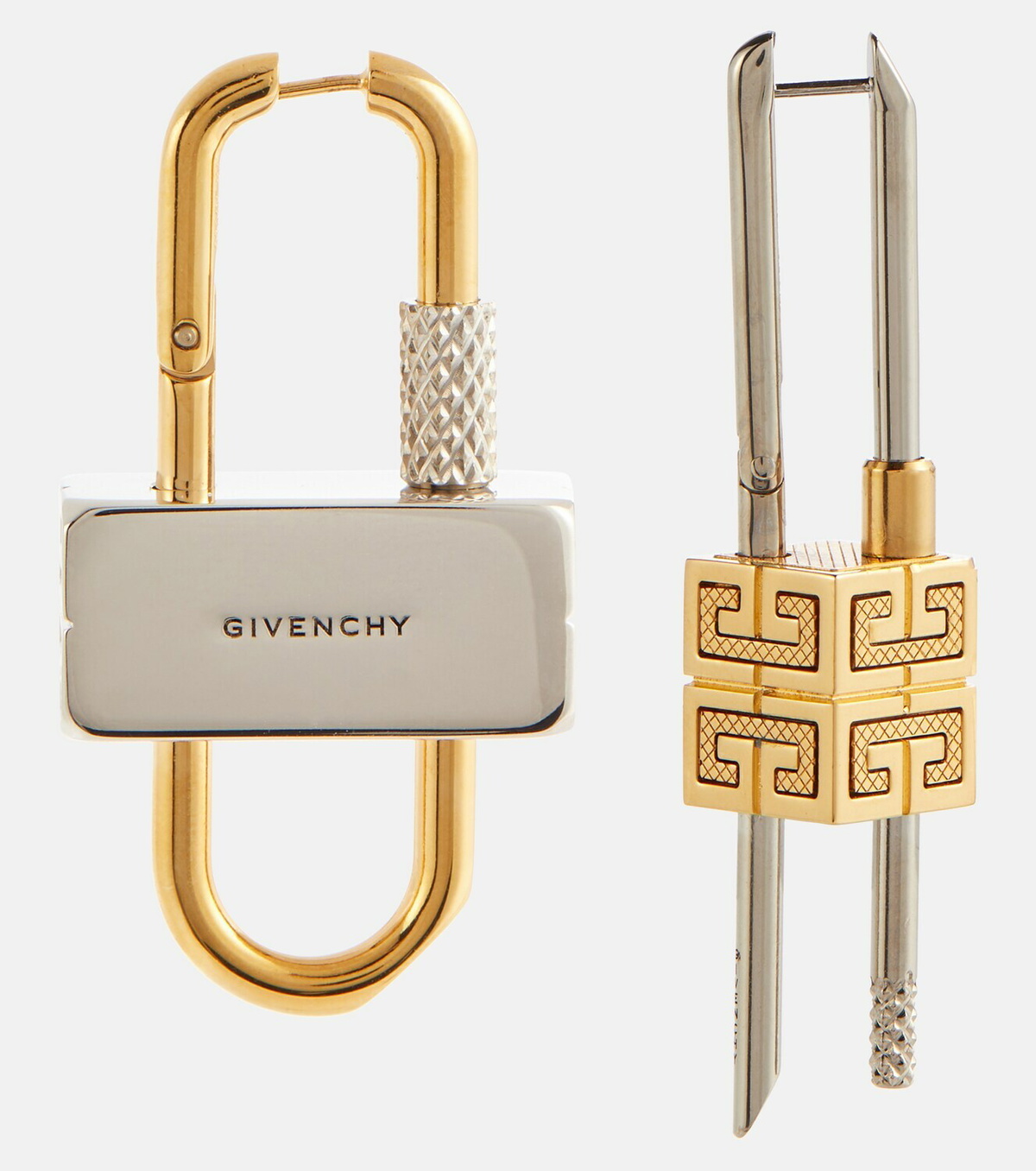 Givenchy Lock asymmetric earrings Givenchy