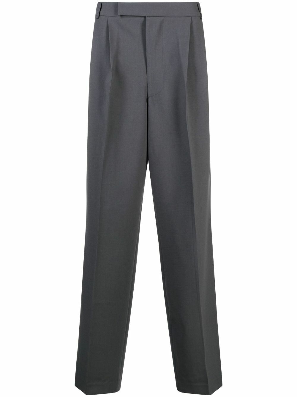 The Frankie Shop Grey Beo Straight-Leg Trousers
