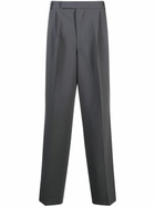 The Frankie Shop Grey Beo Straight-Leg Trousers