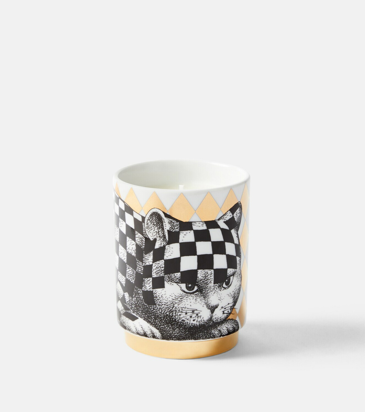 Fornasetti High Fidelity porcelain scented candle