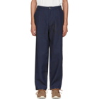 Blue Blue Japan Indigo Pin Tuck Trousers