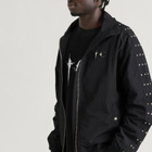 Thug Club Men's Triple Line Stud Track Jacket in Black