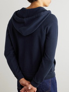 Incotex - Cashmere Zip-Up Hoodie - Blue