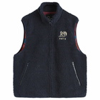 By Parra Men's Chest Alien Vest in Midnight Blue