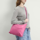 MM6 Maison Margiela Women's Nylon Crossbody Bag in Carmine Rose 