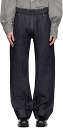Walter Van Beirendonck Navy G-Star Edition Basic Jeans