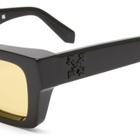 Off-White Sunglasses Off-White Oregon Sunglasses in Black/Yellow 