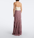 Veronica Beard Josiane floral maxi dress
