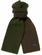Beams Plus - Muffler Boa Quilted Nylon and Fleece Scarf