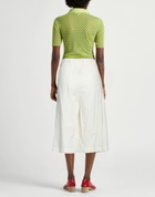Manila Grace Womens Pants in Off white