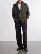 Begg & Co - Yacht Cashmere Cardigan - Green