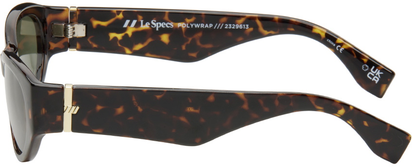 Le Specs Tortoiseshell Polywrap Sunglasses Le Specs