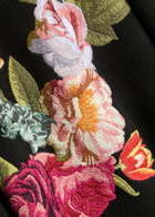 Alice + Olivia Belva Floral-jacquard Stretch-wool Jumper Black