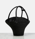 Balenciaga Beach Bag Medium raffia tote bag