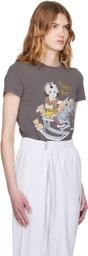 OPEN YY Gray Rocking Baby T-shirt