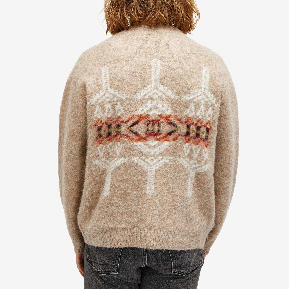 Pendleton Men's Shaggy Cardigan in Beige Beacon Rock
