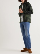 A Kind Of Guise - Dullu Tie-Dyed Virgin Wool-Flannel Overshirt - Green