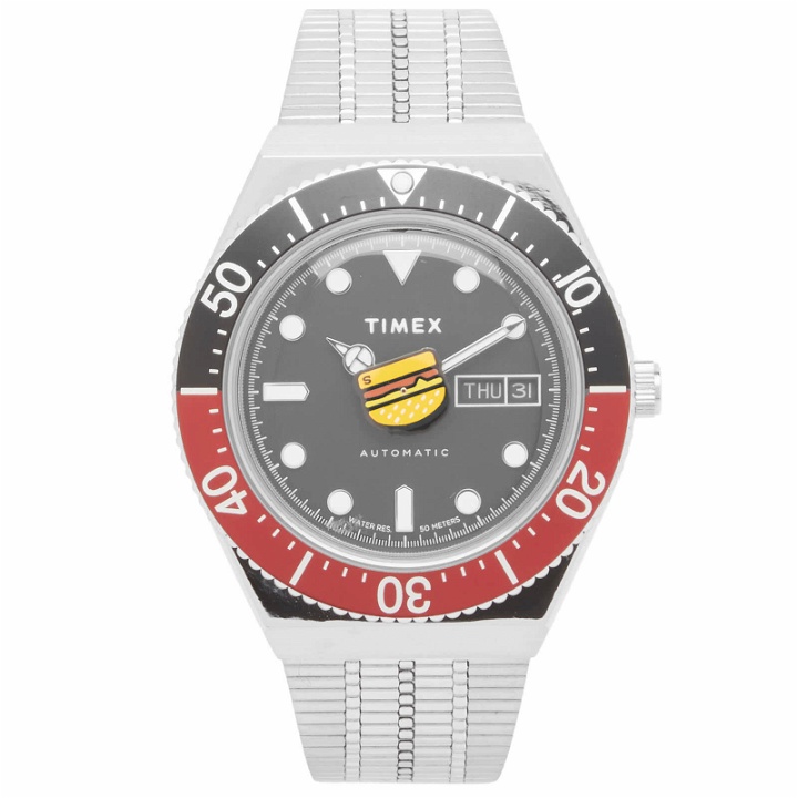 Photo: Timex x seconde/seconde/ M79 Automatic Watch in Silver/Black