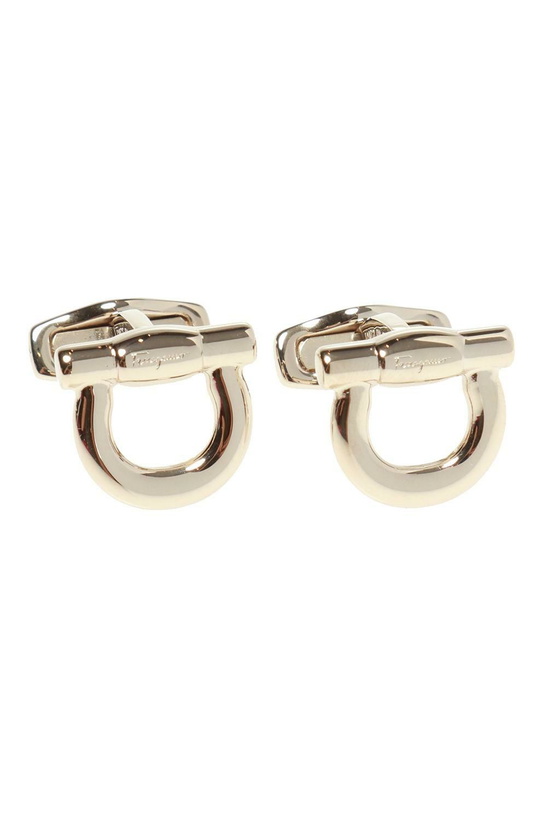 Photo: Ferragamo Logo Cuff Links