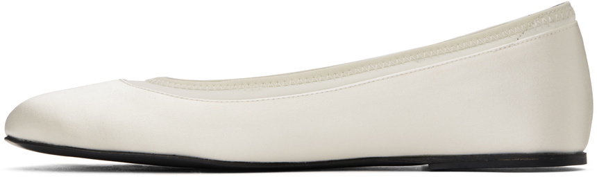 Loulou Studio Off-White Frano Ballerina Flats