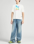 Palm Angels Mens T-shirt in White