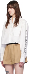 alexanderwang.t White Cropped Shirt