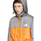 Junya Watanabe Grey and Orange The North Face Edition Sleeping Bag Jacket