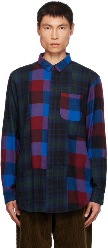 Photo: Engineered Garments Multicolor Paneled Shirt