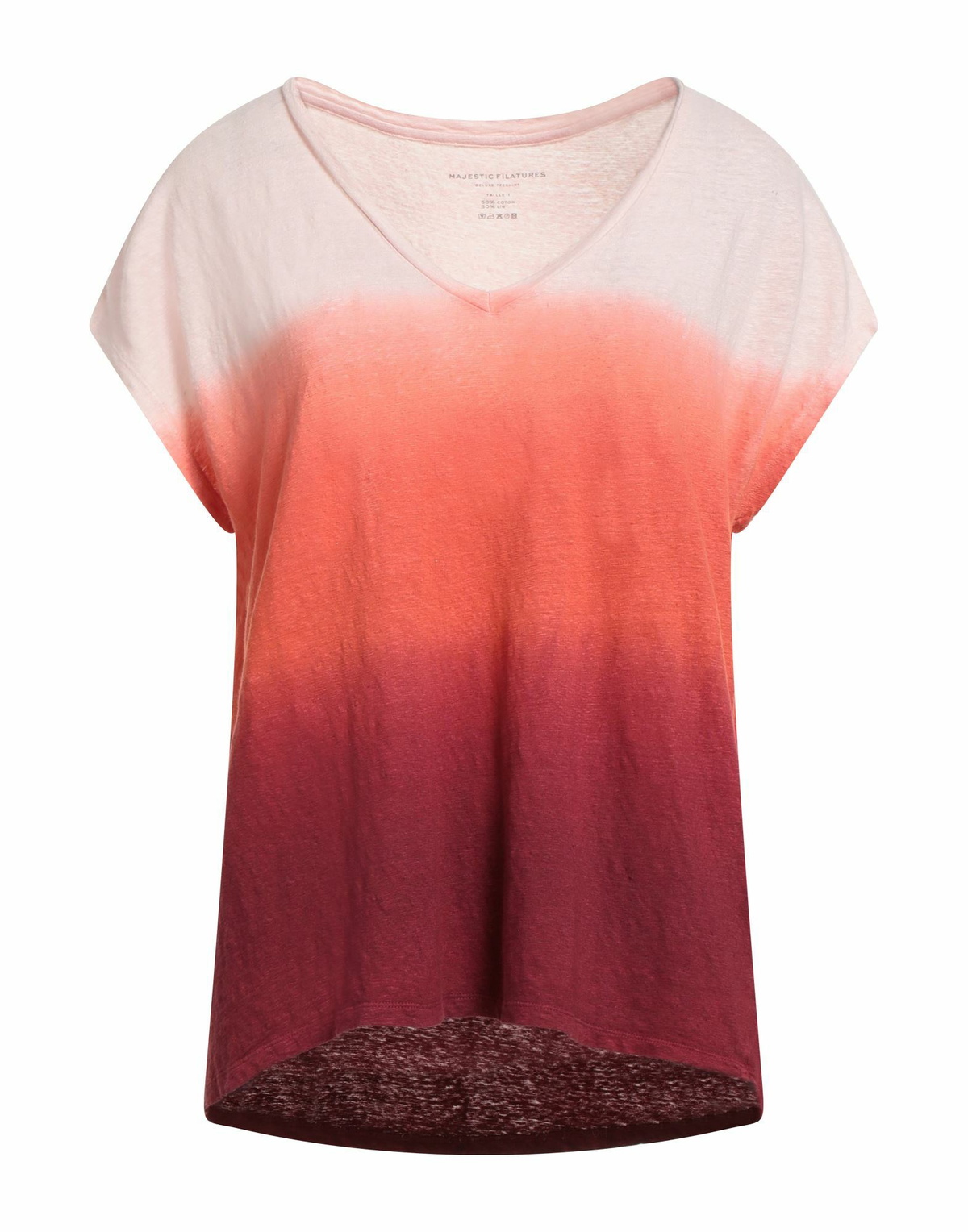 Majestic Filatures Womens T-shirt Coral