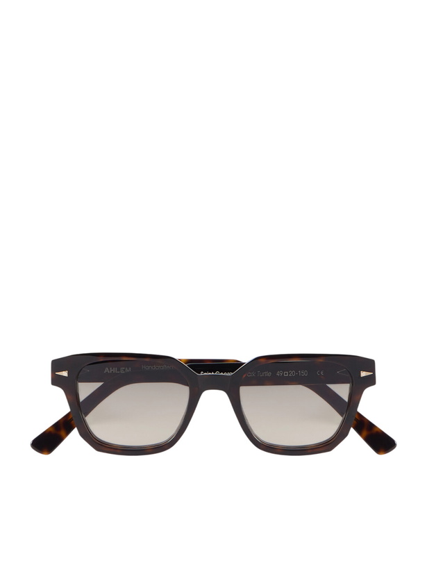 Photo: AHLEM - Saint Georges D-Frame Tortoiseshell Acetate Sunglasses