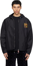 Casablanca Black Heatmap Ripstop Hooded Jacket