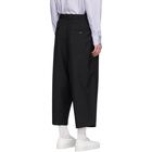 Comme des Garcons Homme Black Tropical Wool and Mohair Trousers