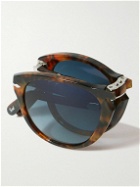 Persol - Steve McQueen Round-Frame Folding Tortoiseshell Acetate Sunglasses