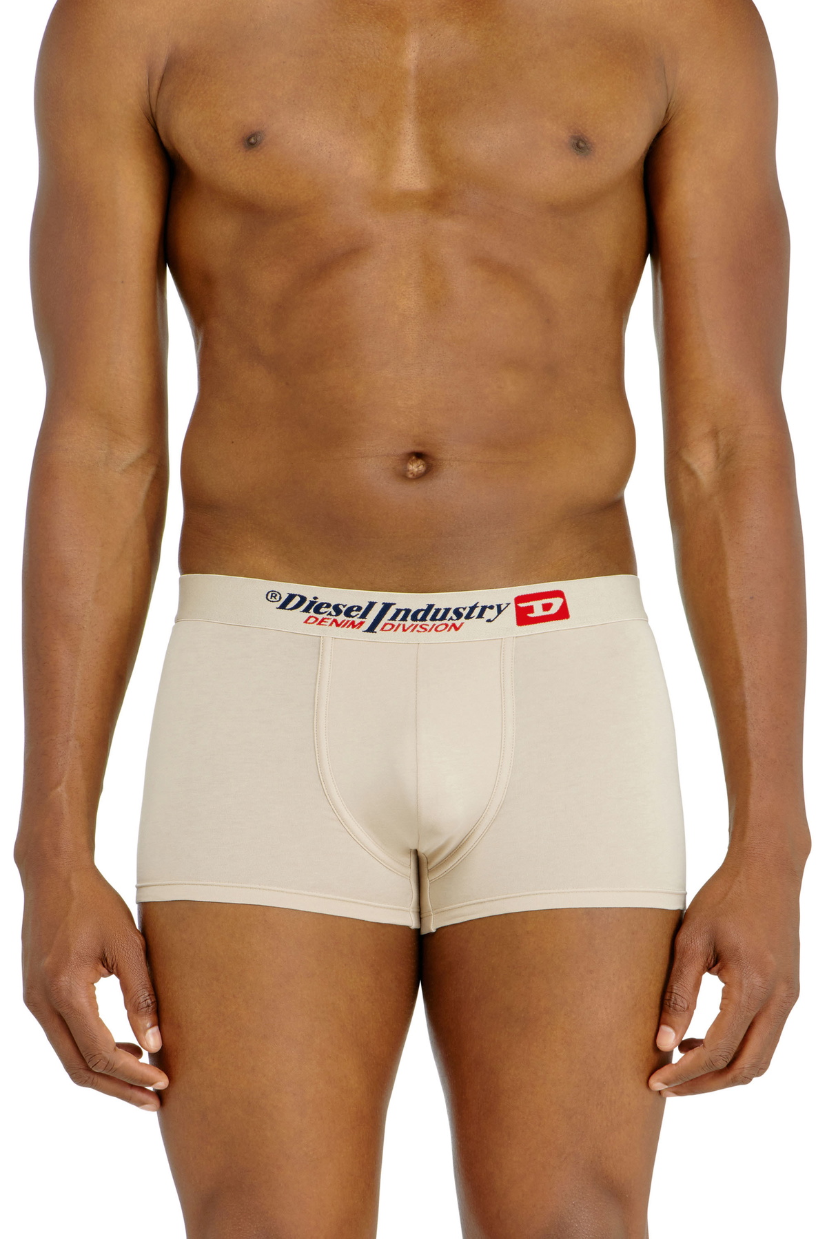 Diesel Three-pack of stretch-cotton trunks in mixed colours - Trunks Mens in Multicolor
