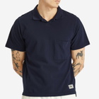 Universal Works Men's Pique Vacation Polo in Bright Navy