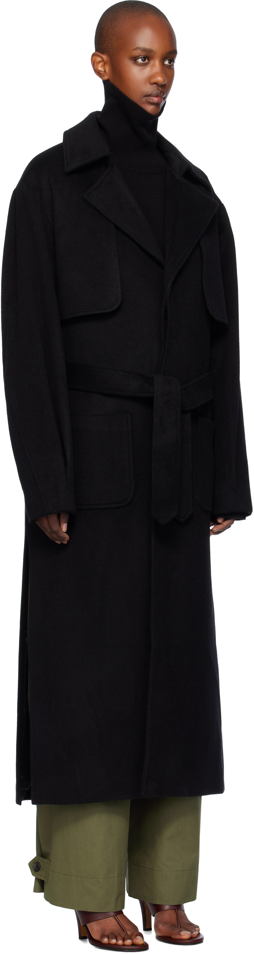 La Collection Black Karin Coat