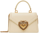 Dolce&Gabbana Off-White Small Devotion Bag