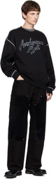 Andersson Bell Black Carpenter Wide-Leg Jeans