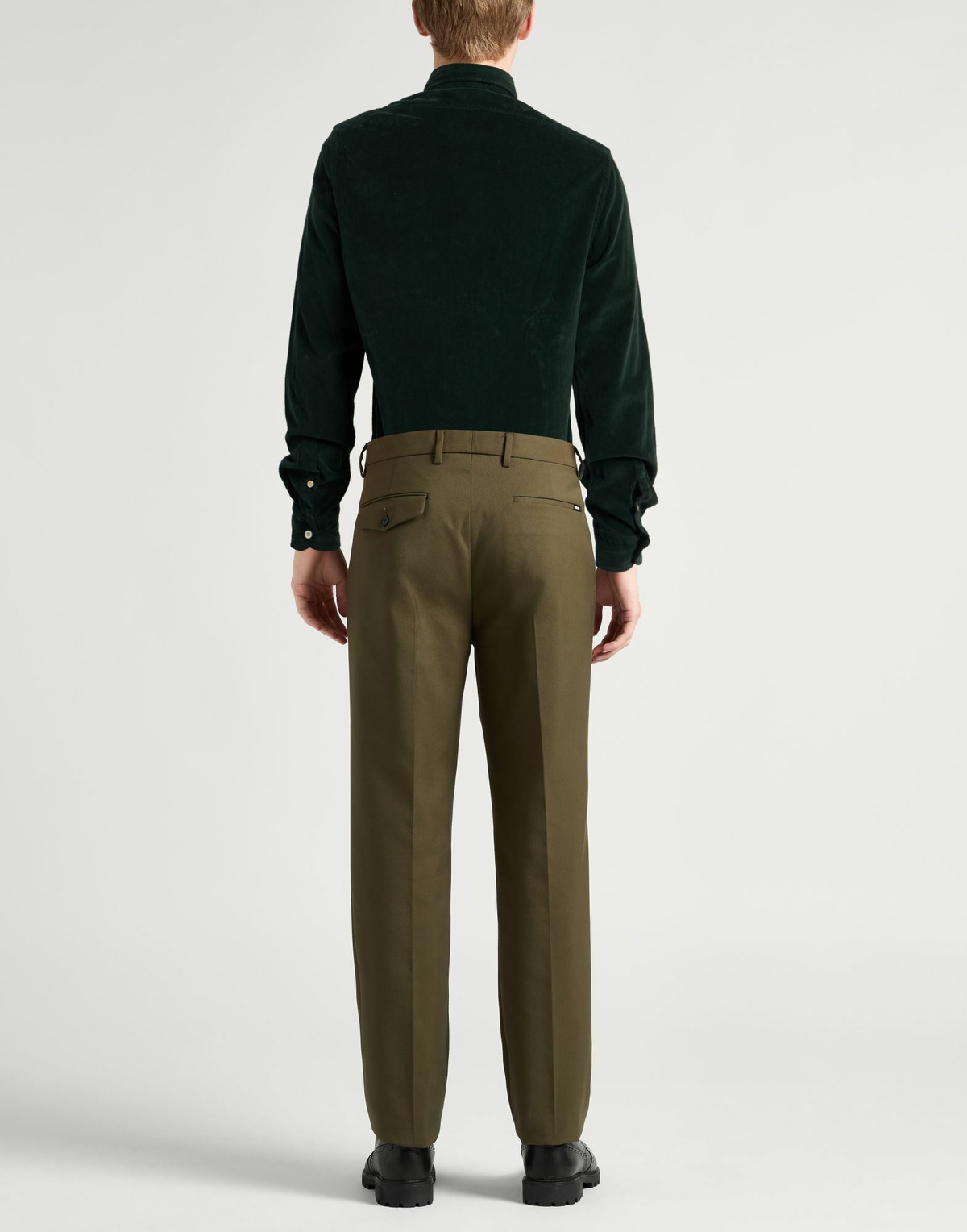 Boglioli Mens Shirt Dark in Green