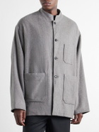 Kaptain Sunshine - Brushed Wool and Cashmere-Blend Flannel Jacket - Gray
