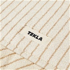 Tekla Fabrics Organic Terry Bath Mat in Sienna Stripes