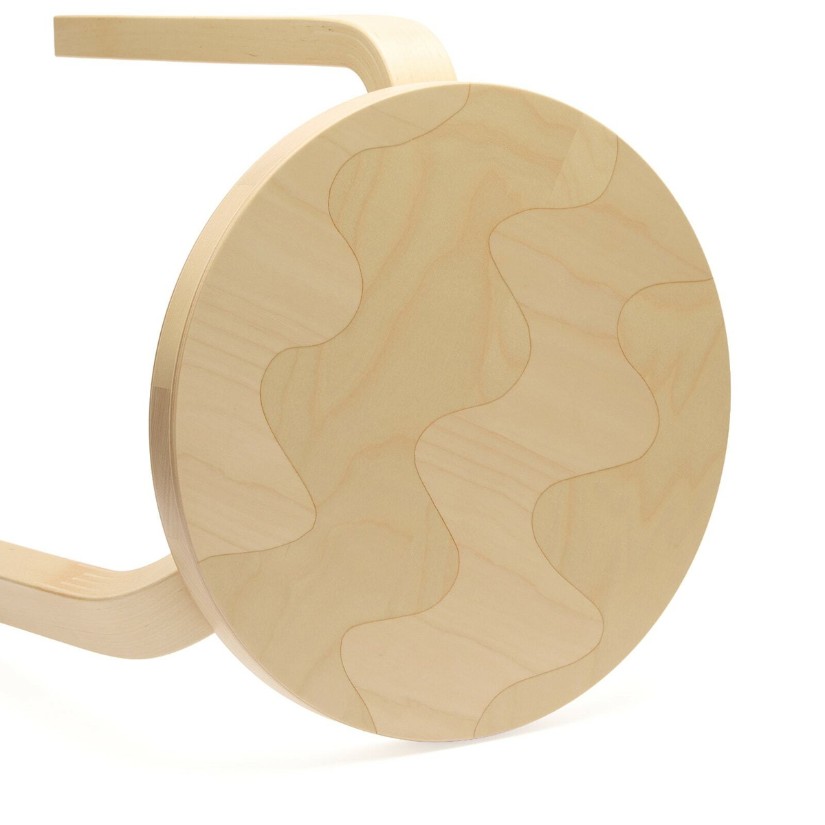 Artek x Marimekko Stool 60 - Lokki in Solid Birch 